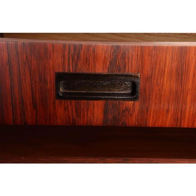 Vintage Six-Drawer Rosewood and Mahogany Highboy Chest Dresser by Harvey Probber For Sale - Image 12 of 18