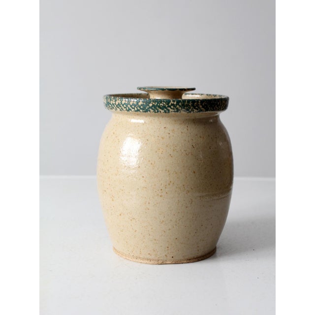 Late 20th Century Vintage Handmade Holiday Cookie Jar For Sale - Image 5 of 11