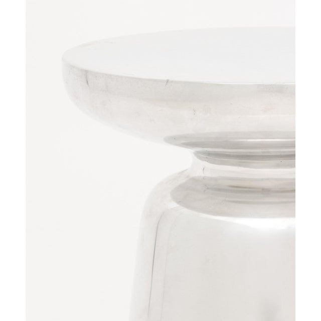 Mid-Century Modern Modern Chrome-Plated Metal Stools, Pair For Sale - Image 3 of 7