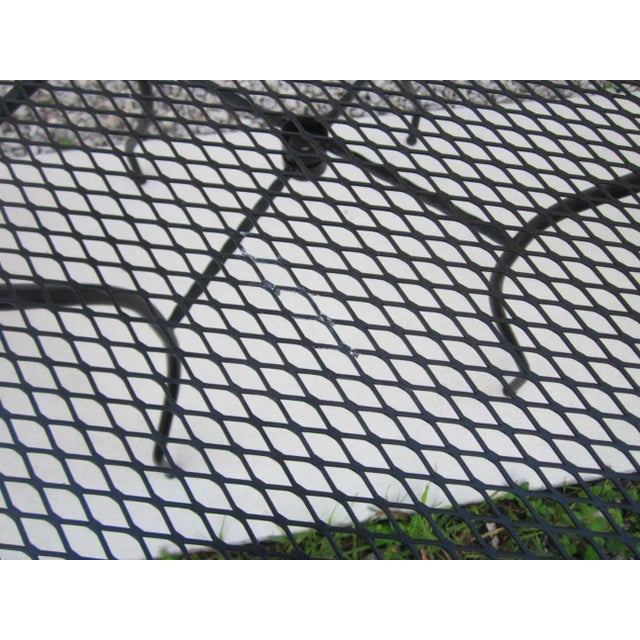 Vintage Russell Woodard Style Round Patio Table For Sale - Image 10 of 13