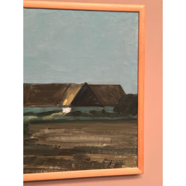 Bengt Hillgrund, Farmhouse, 1960s, Oil on Canvas, Framed For Sale - Image 11 of 17