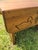 Brown Rustic Pine Step Stool With Heart Cut-Outs and Etched Mallard Scene For Sale - Image 8 of 12