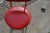 Mid-Century Modern Hungarian Red Leatherette Desk Chair, 1960s For Sale - Image 3 of 7