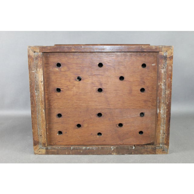 Late 19th Century French Napoleon III Cigar Humidor 7 Drawer Chest With Porcelain Tags For Sale In New York - Image 6 of 11