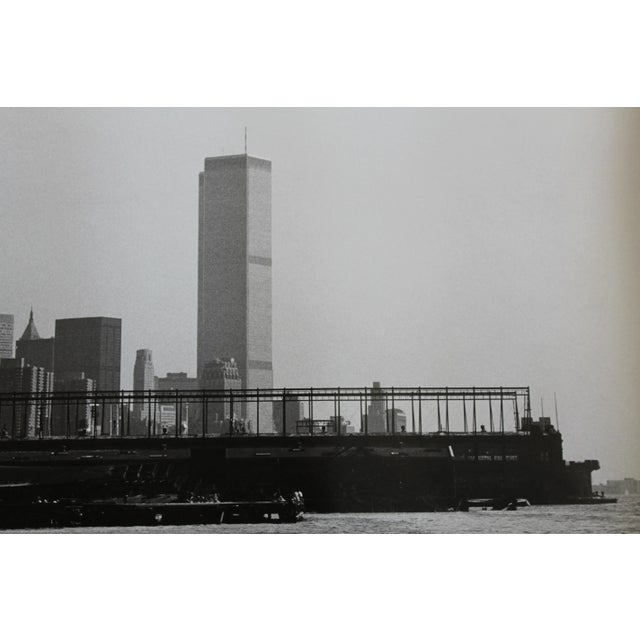 Postmodern 1979 "New York City World Trade Centers" Black and White Cityscape Photograph For Sale - Image 3 of 8