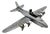 Mid 20th Century Chrome B-29 Superfortress Airplane Table Lighter by Hamilton For Sale