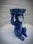 Vintage Chinoiserie Blue White Ceramic Monkey Dish - 8.25" Height For Sale - Image 4 of 12
