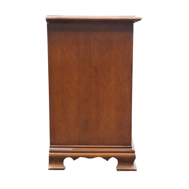 Permacraft / Sanford Solid Cherry Early American Traditional 62" Triple Dresser 79-02 For Sale - Image 12 of 13