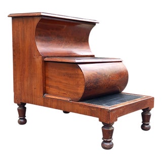 English Library Step Stool, 1970s For Sale