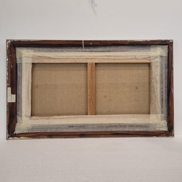 René Genis, The Alley of the Cypresses, 1970s, Oil on Canvas For Sale - Image 16 of 18