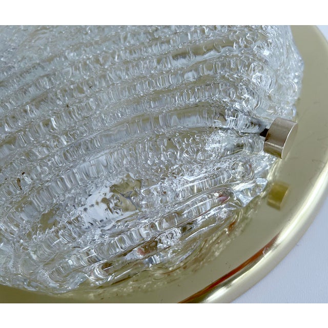 Murano Glass Flush Light from Hillebrand, 1970s For Sale - Image 13 of 18