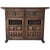 20th Century Spanish Carved Dark Walnut Tuscan Two Drawers Credenza or Buffet For Sale - Image 13 of 13