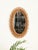 Organic Oval Mirror in Bamboo, Rattan and Wicker by Franco Albini, Italy, 1960s For Sale - Image 6 of 11