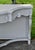 Hollywood Regency Antique Walnut Carved Hollywood Regency Style Console Table Painted Gray/Distres For Sale - Image 3 of 15
