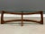 1960s Refinished Adrian Pearsall Walnut and Glass Ribbon Coffee Table For Sale - Image 5 of 9