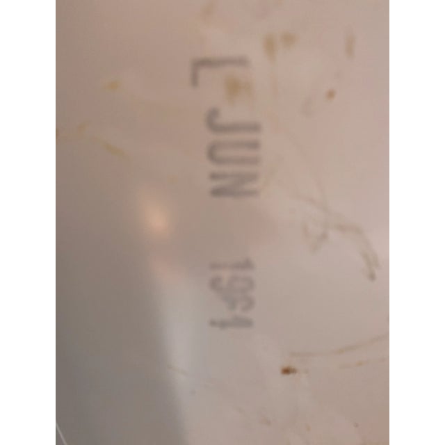 1960s Vintage Mid-Century Modern Steelcase Metal Writing Desk For Sale - Image 5 of 9