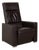 Leather and Chrome Alba Armchair with Manual Reclining Function from Brühl For Sale