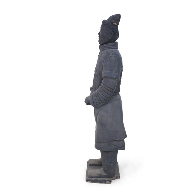 Chinese Qin Dynasty Style LifeSize Terracotta Soldier Statue Chairish