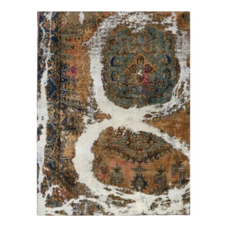 Vintage Persian Area Rug 5x6 For Sale