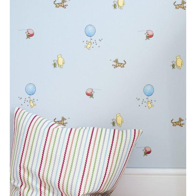 Winnie the Pooh Balloon Wallpaper by Jane Churchill Nursery Wallpaper