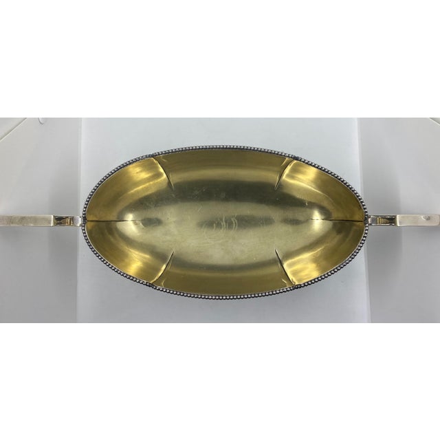 Metal Late 19th Century Wilhem Binder 800 German Silver Centerpiece Bowl For Sale - Image 7 of 12