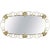 1950s Vintage Oval Mirror with Brass Frame, 1950s For Sale - Image 5 of 6