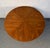Broyhill Brasilia Brutalist Mid-Century Round Walnut Side Table Attributed to Broyhill Brasilia For Sale - Image 4 of 14