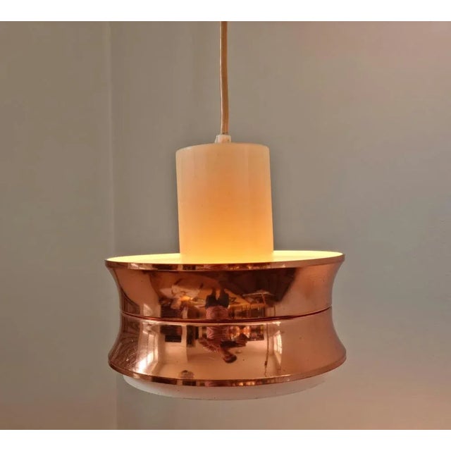 Metal Mid-Century Pendant, Denmark, 1969 For Sale - Image 7 of 10