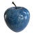 Vintage Marble Blue Apple Paper Weight For Sale