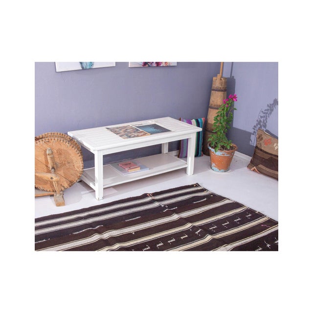 1960s Modern Vintage Turkish Kilim Rug - 6`4 X 8'10 For Sale - Image 5 of 6