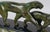 Metal Mid 20th Century Art Deco Patinated Bronze Two Panthers After Michel Decoux on Marble Base For Sale - Image 7 of 9