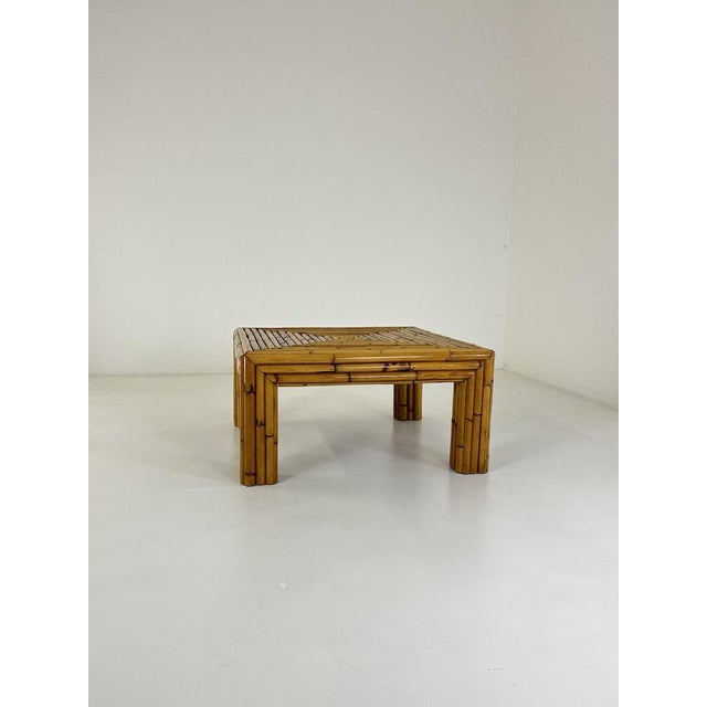 Bamboo Coffee Table in the style of Vivai del Sud, Italy, 1960s For Sale - Image 6 of 18