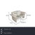 with the Jori JR 2700, you bring a sofa with a delicate, sculptural design from the Belgian manufacturer Jori into your...