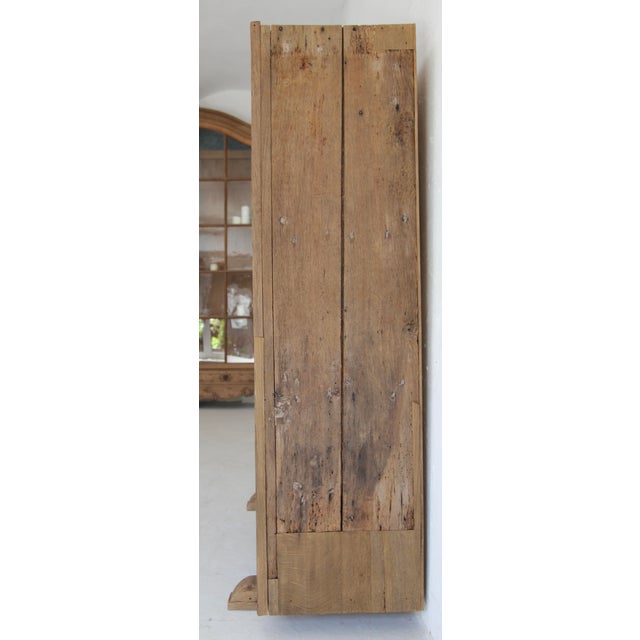 19th Century Primitive Oak Cupboard For Sale - Image 9 of 18