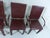 Animal Skin Leather Arcadia Chairs from Arper, Italy, 1980s, Set of 4 For Sale - Image 7 of 18