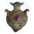 Late 19th C Japanese Double Handles Moriage Porcelain Vase For Sale