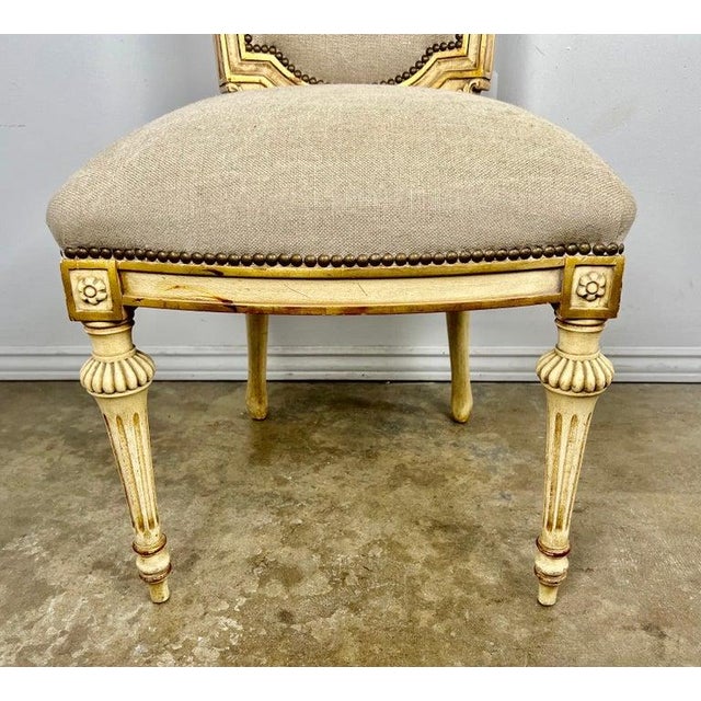 Set of Eight French Dining Chairs, Louis XVI Style, Early 20th Century For Sale - Image 14 of 17