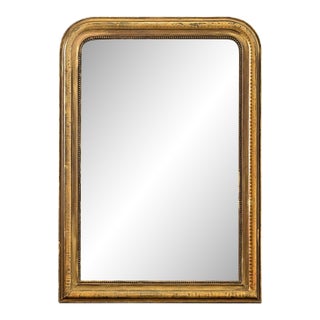 French 19th Century Louis Philippe Gilt Mirror For Sale