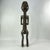 Striking tall carved wooden figure attributed to the Bembe peoples of the Republic of the Congo. This elongated sculpture...