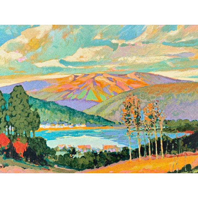 This serigraph by Max Hayslette 'Sunrise Suite II' is part of the 'Sunrise Suite' series of limited-edition color...