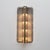 2000 - 2009 Curved Smoked Ribbed Murano Glass and Brass Wall Sconces, 2000, Set of 2 For Sale - Image 5 of 9