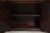1970s Vintage Regency Drop Front 3 Drawer 4 Door Desk Credenza For Sale - Image 5 of 18