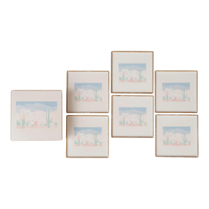 Southwestern Coasters by Otagiri - Set of 6