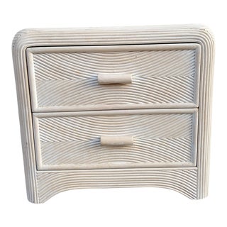 Late 20th Century Pencil Reed Nightstand For Sale