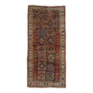 Antique Karabagh Azerbaijan Gallery Rug - 05'03 X 11'00 For Sale
