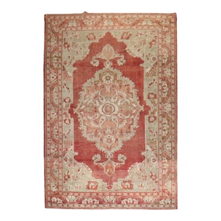 Antique Zabihi Collection Turkish Rug - 7'7" x 11'6" For Sale