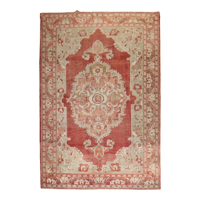 Antique Zabihi Collection Turkish Rug - 7'7" x 11'6" For Sale