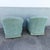 Postmodern Turquoise Fabric Clam Shell Scalloped Swivel Lounge Chairs by Stanley - A Pair For Sale In West Palm - Image 6 of 6