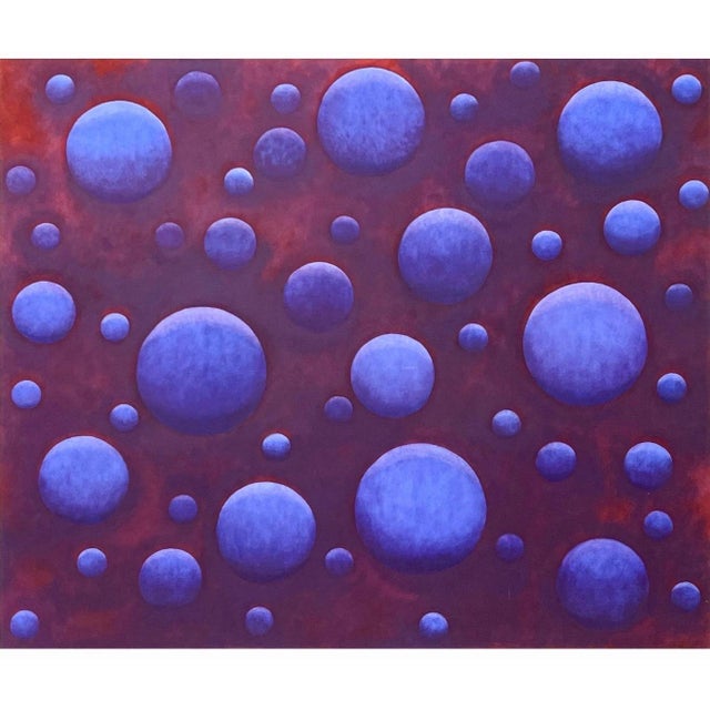 Paul Brach, Spheres Blue Bolero Pop Art Abstract Oil Painting New York School For Sale - Image 13 of 13
