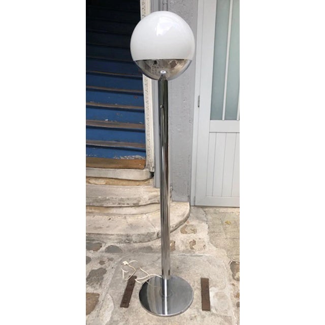 Italian Murano Glass Globus Floor Lamp from Lumi, 1970s For Sale - Image 4 of 4